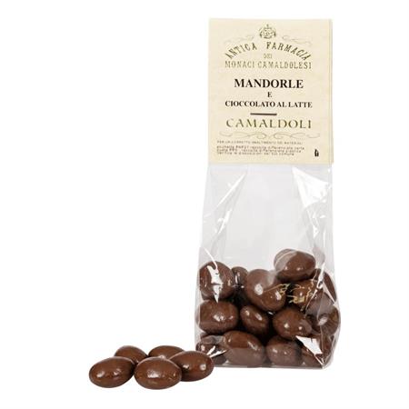 MANDORLE CON CIOCCOLATO AL LATTE 100 G